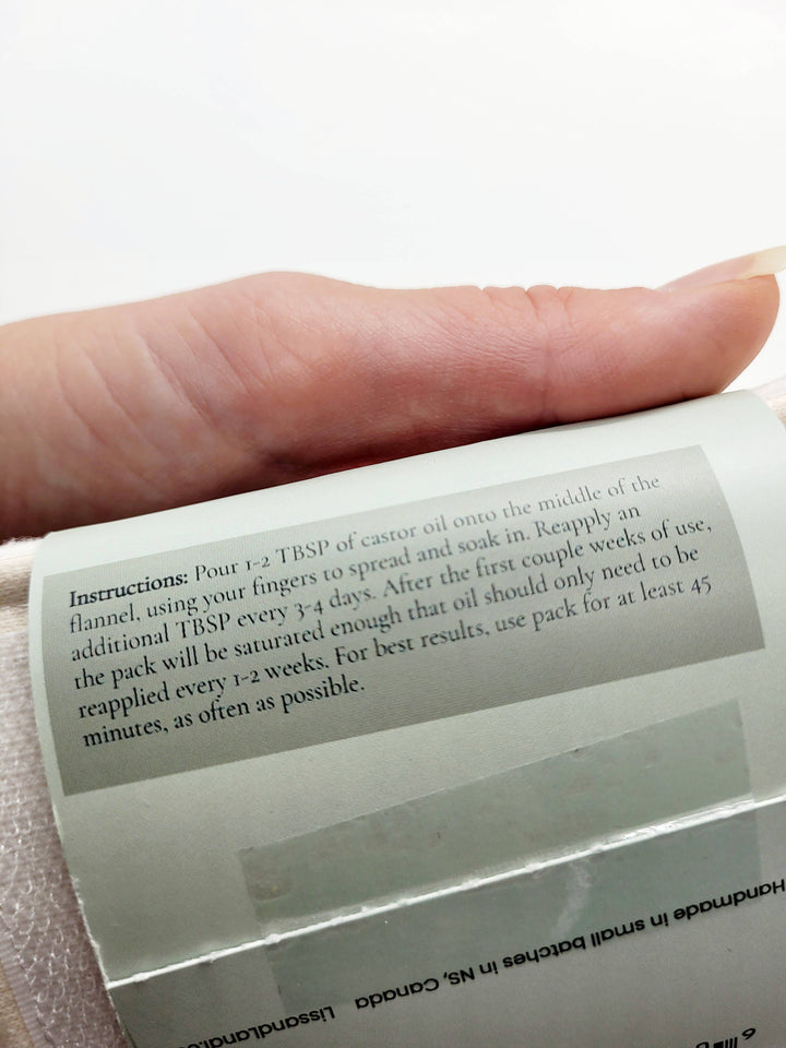 Castor Oil Pack - Ankle/Elbow