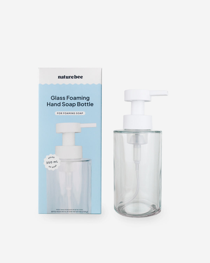 Glass Foaming Hand Soap Bottle | NATURE BEE