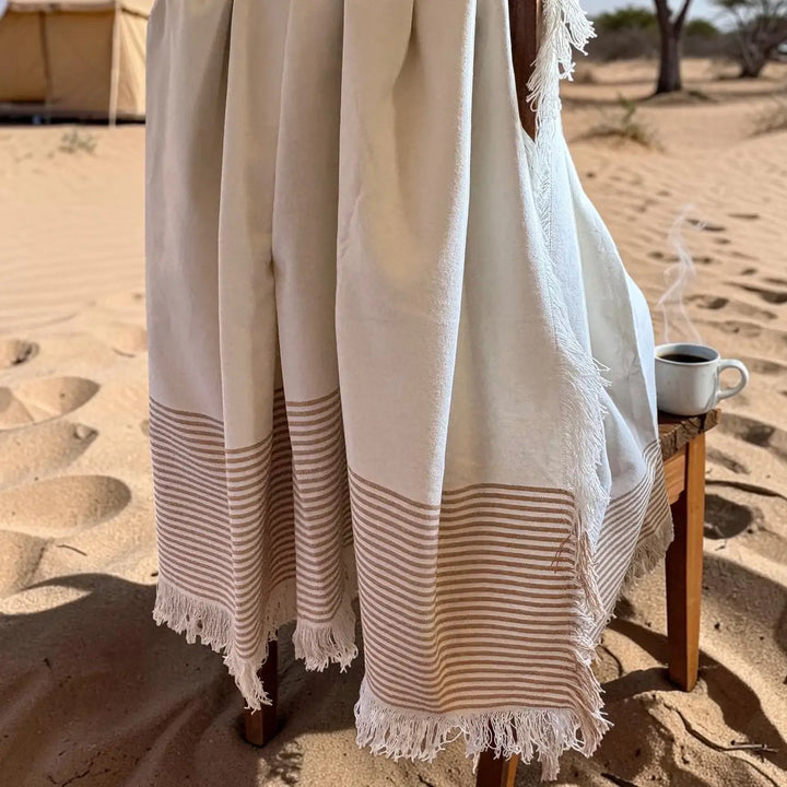 Recycled Cotton Throw | SAHARA
