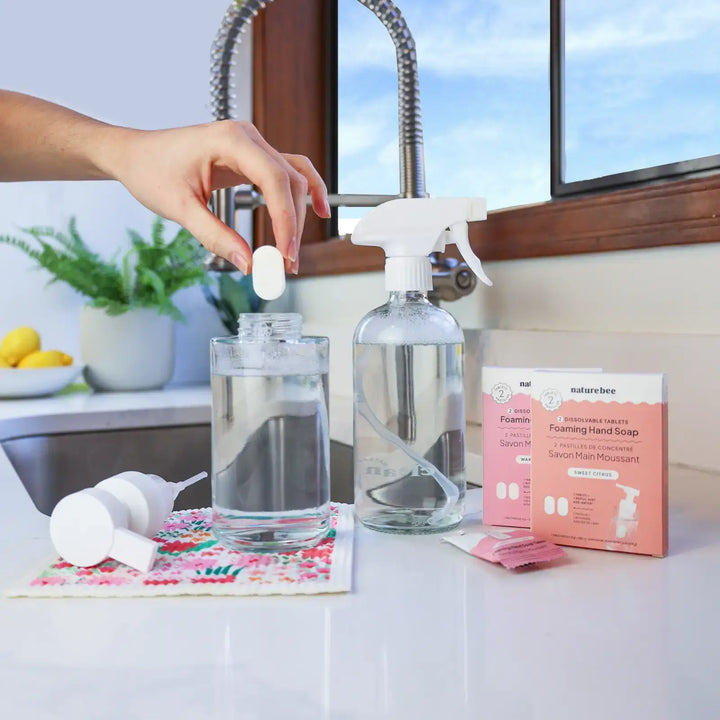Foaming Hand Soap Refills 2-Pack | Sweet Citrus | NATURE BEE