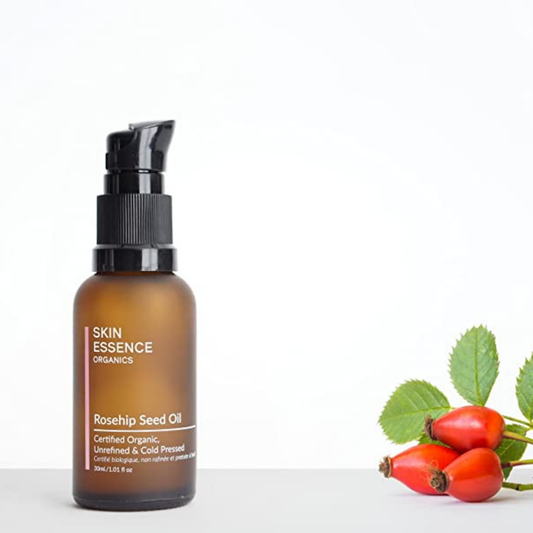 Rosehip Seed Oil (Cold-Pressed, Unrefined, Certified Organic)