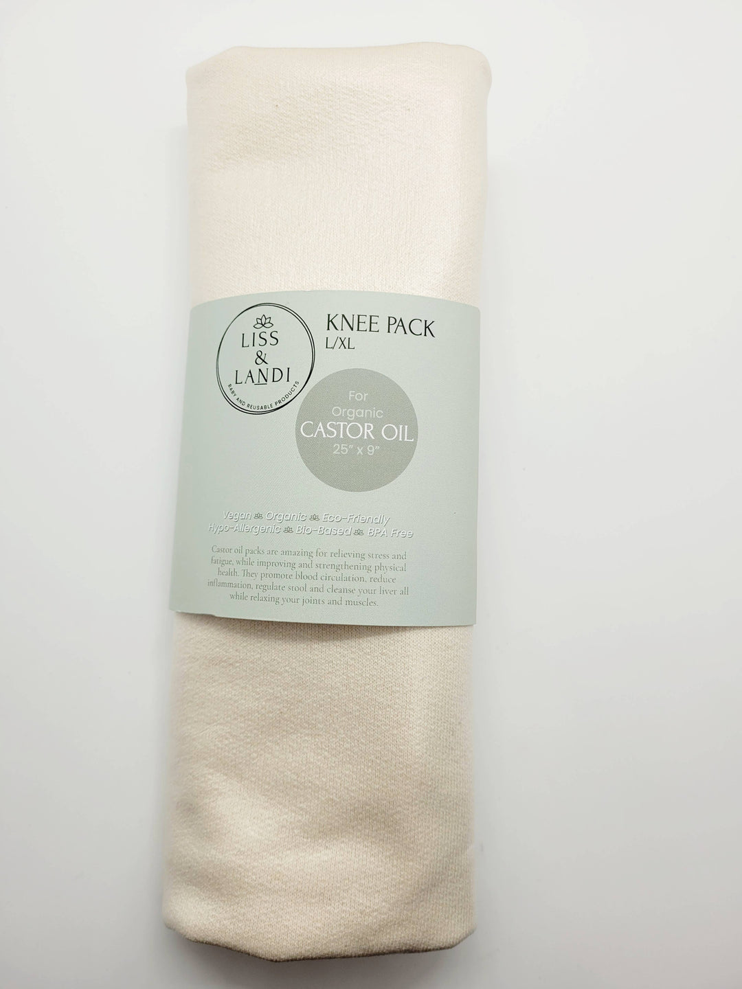 Castor Oil Pack- Knee L/XL