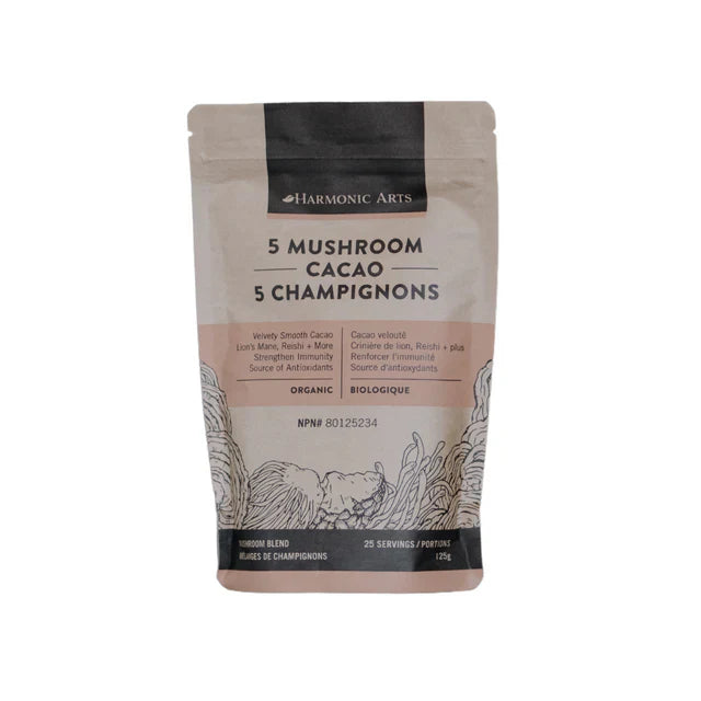 Harmonic Arts | 5 Mushroom Chocolate Elixir Blend