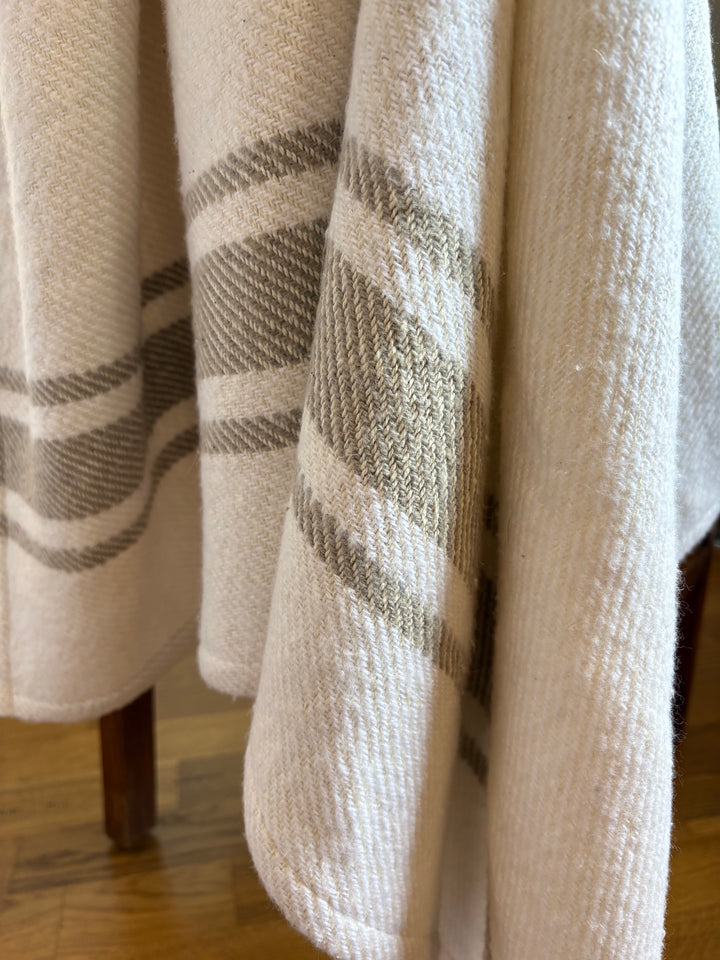 Recycled Brushed Cotton Throw | BIRCH