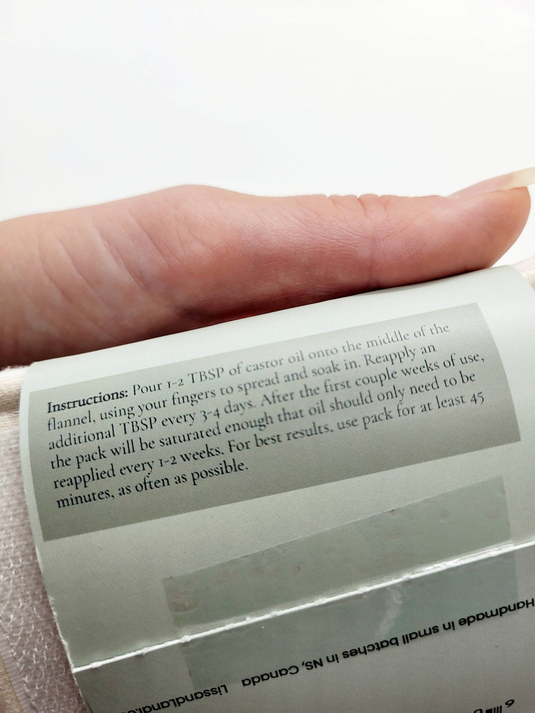 Castor Oil Pack - Ankle/Elbow - Curated Joy | Natural Home