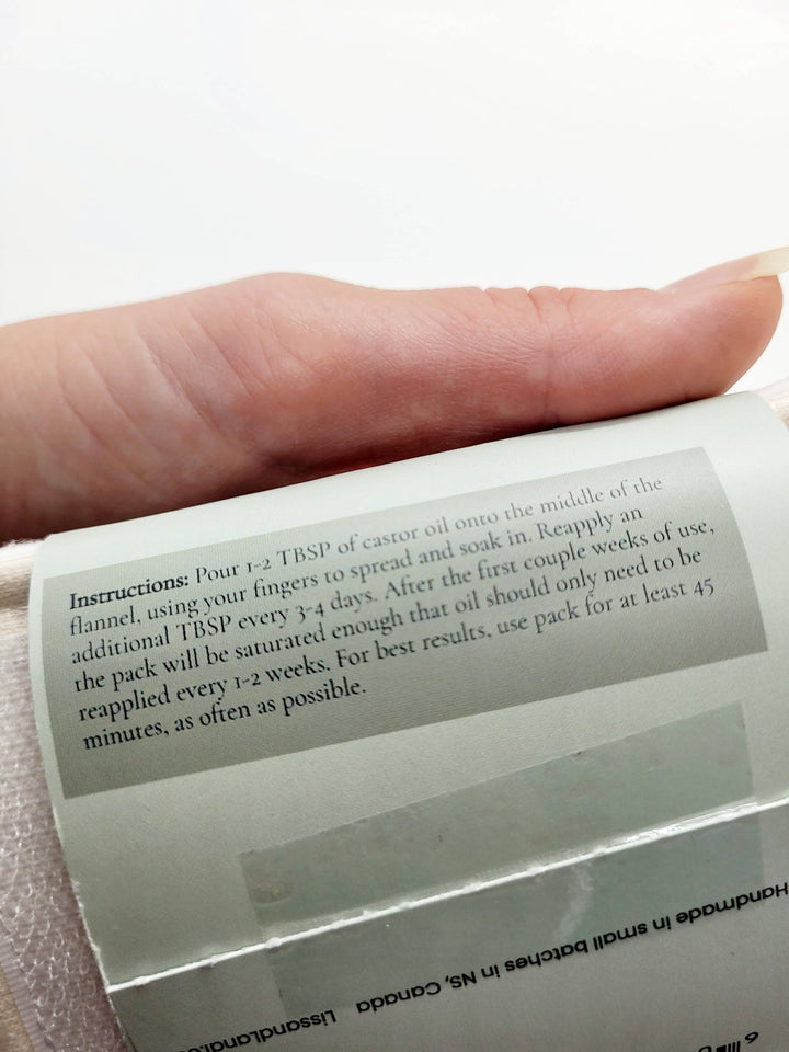 Castor Oil Pack - Ankle/Elbow - Curated Joy | Natural Home