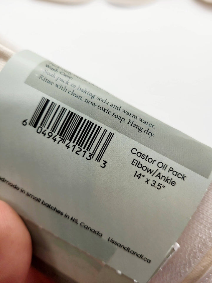 Castor Oil Pack - Ankle/Elbow - Curated Joy | Natural Home