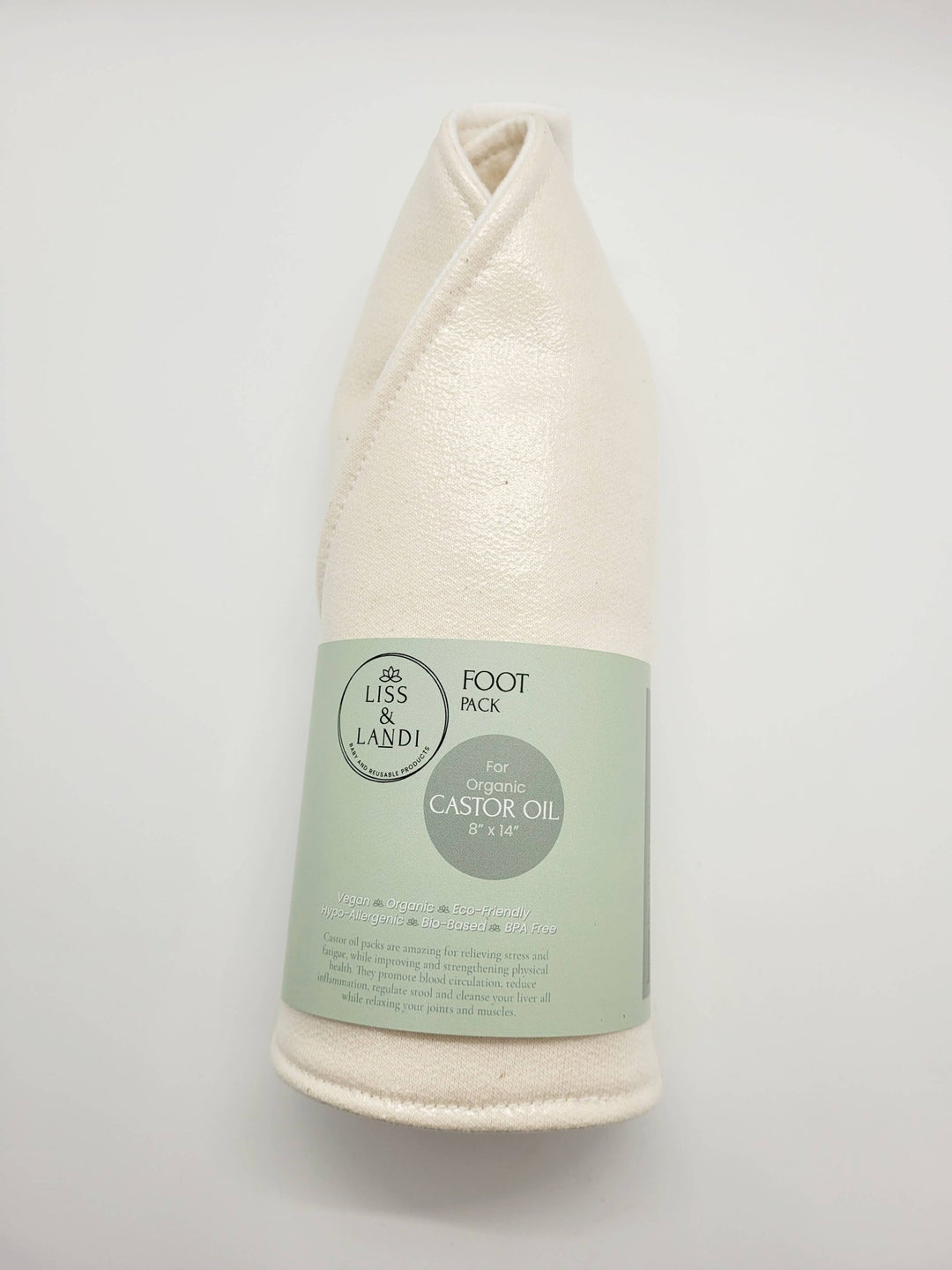 Castor Oil Pack - Foot - Curated Joy | Natural Home