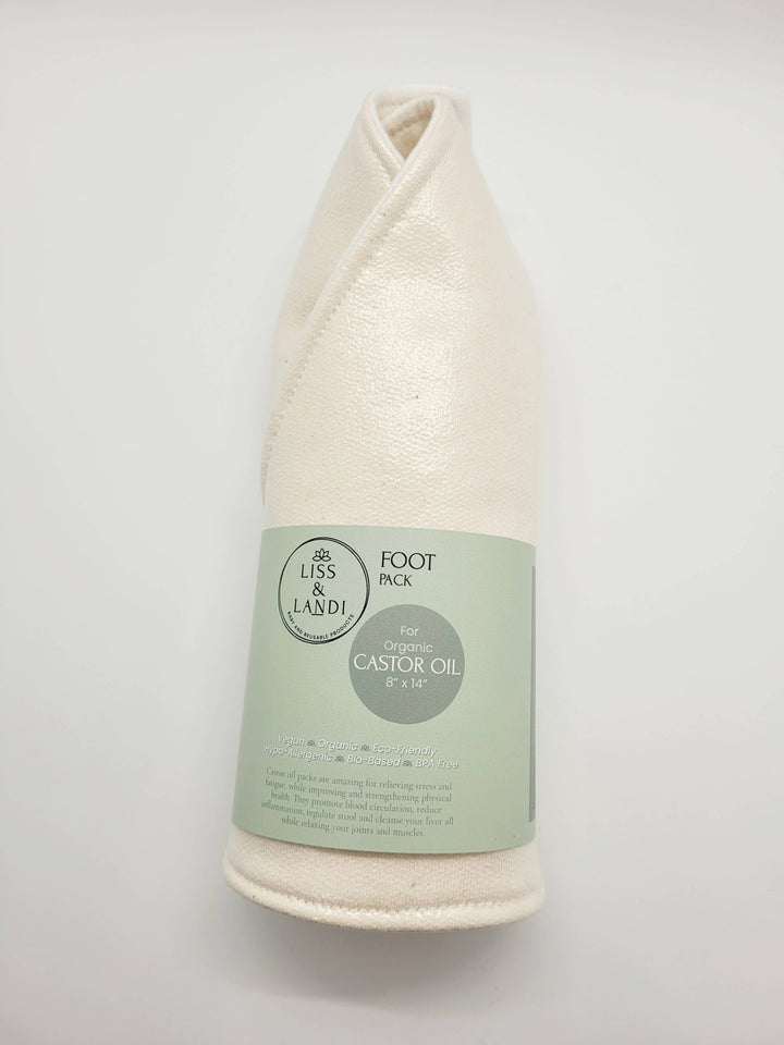 Castor Oil Pack - Foot - Curated Joy | Natural Home