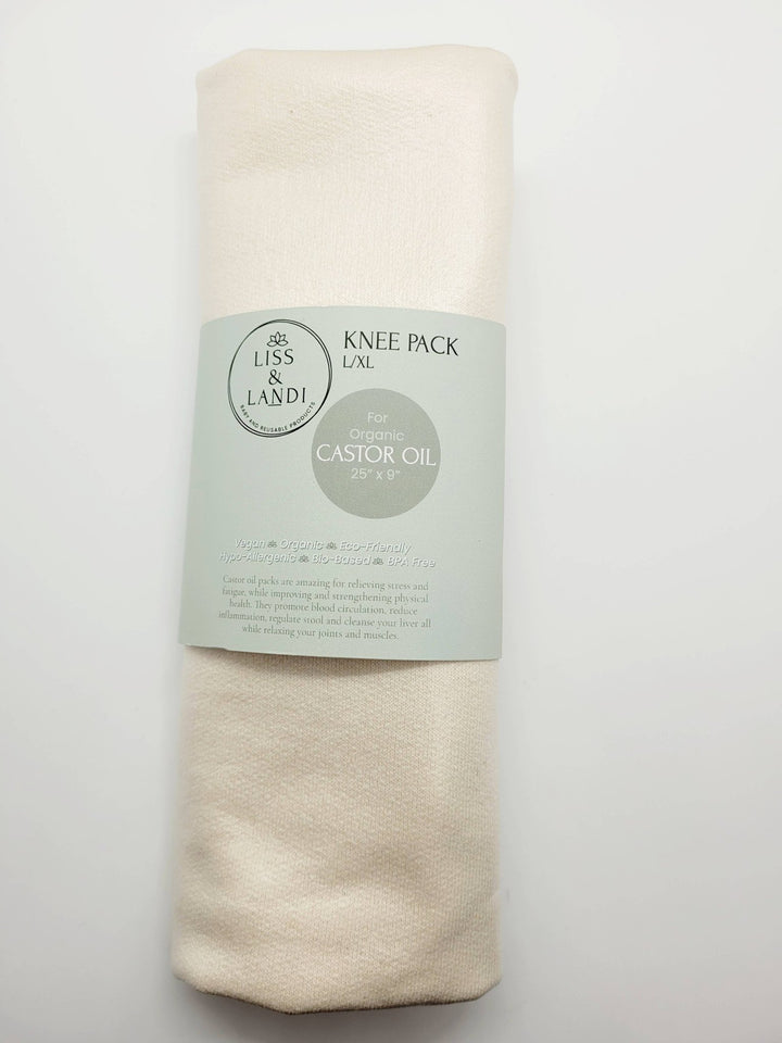Castor Oil Pack - Knee L/XL - Curated Joy | Natural Home