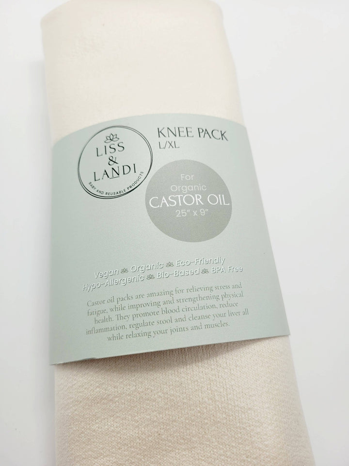 Castor Oil Pack - Knee L/XL - Curated Joy | Natural Home