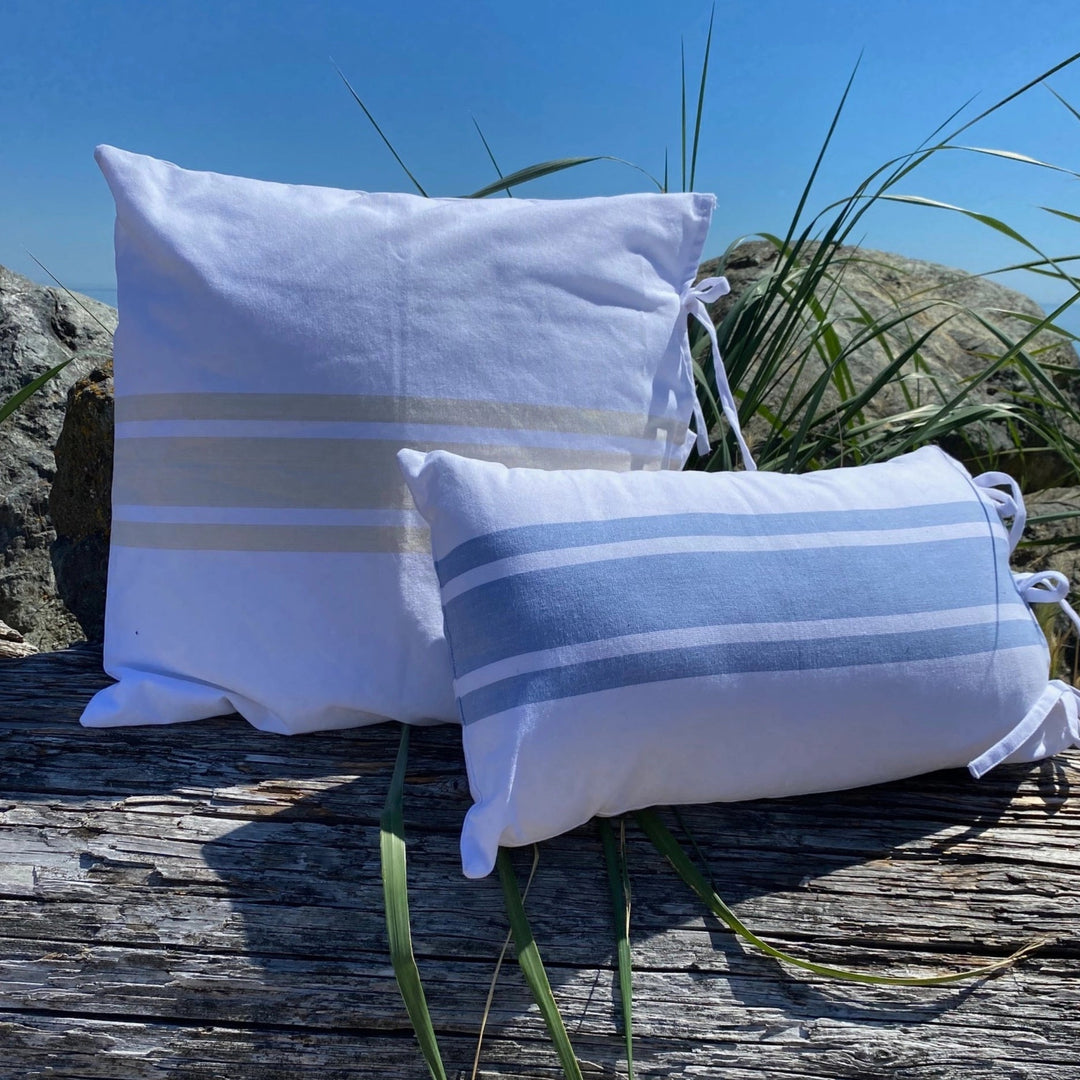 Coastal Farmhouse Cotton Cushion Covers - Curated Joy | Natural Home