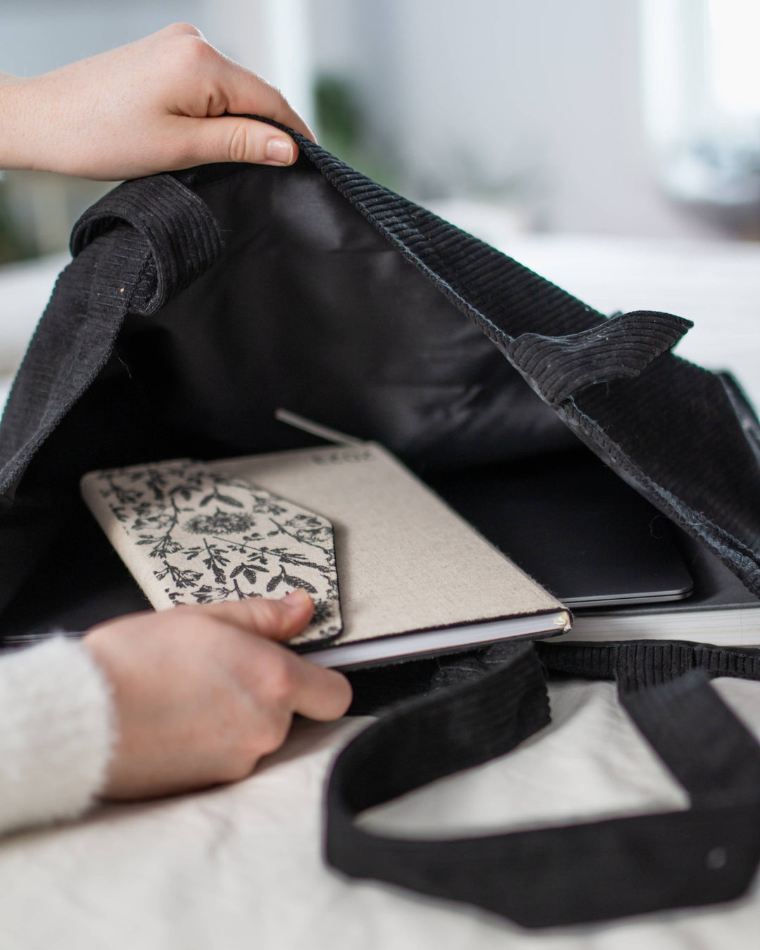 Corduroy Tote - Curated Joy | Natural Home