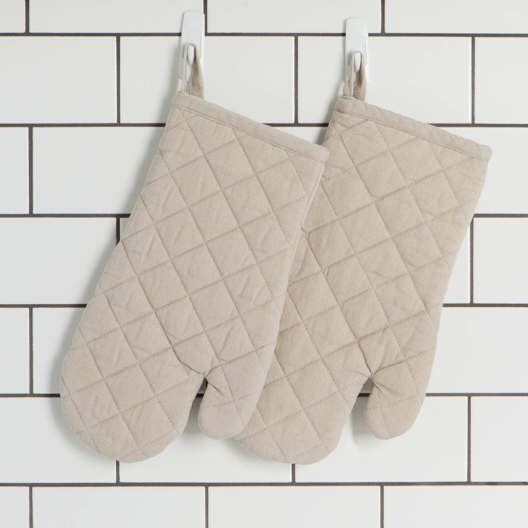 Dove Gray Stonewash Oven Mitt | Medley
