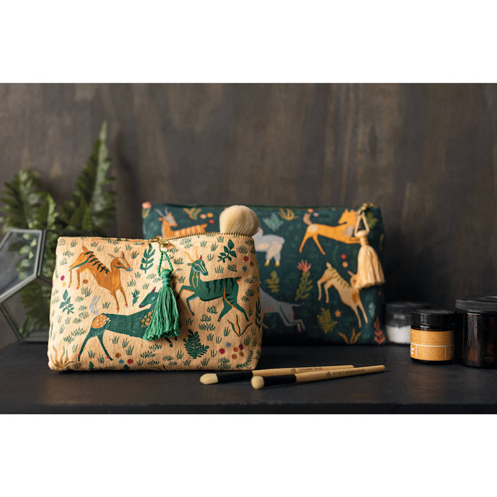 Danica Studio Boundless Cotton Cosmetic Bag Small - Curated Joy | Natural Home