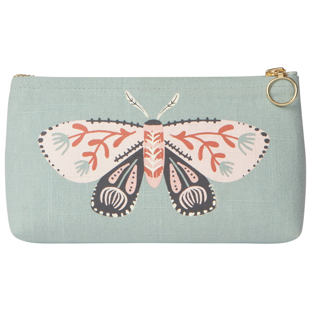 Danica Studio Far And Away Cotton Cosmetic Pencil Bag - Curated Joy | Natural Home