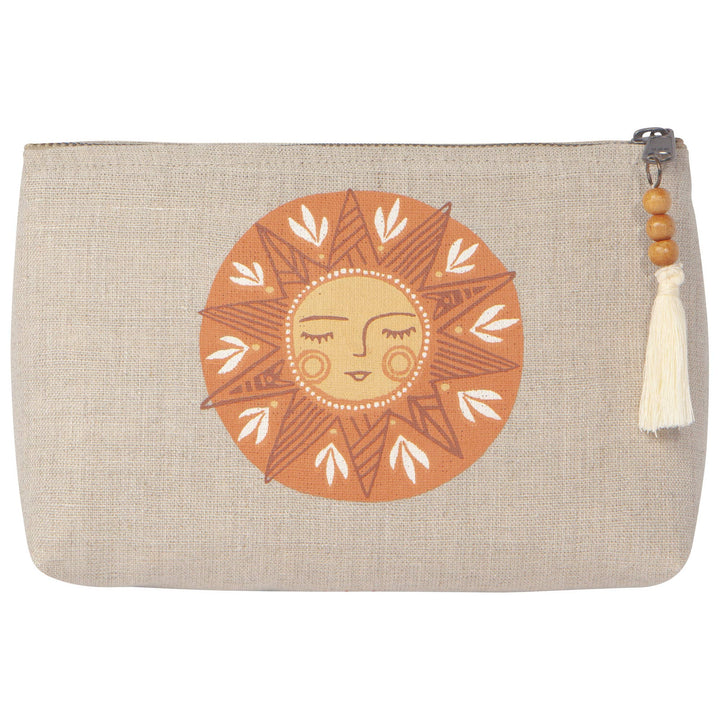 Danica Studio Soleil Linen Cosmetic Bag Small - Curated Joy | Natural Home