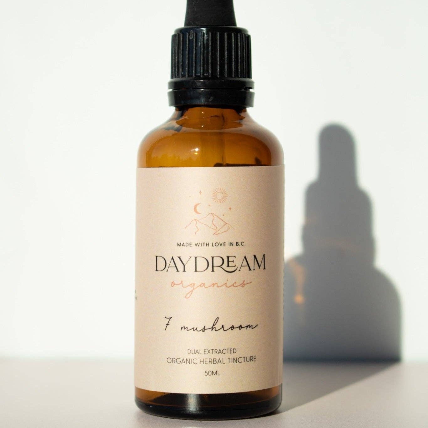 Daydream Organics | 7 Mushroom Blend | Tincture (Double Extracted) - Curated Joy | Natural Home