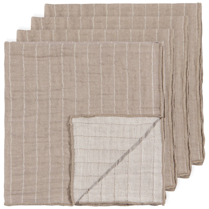 Dove Gray Double Weave Napkins Set of 4 | Medley - Curated Joy | Natural Home
