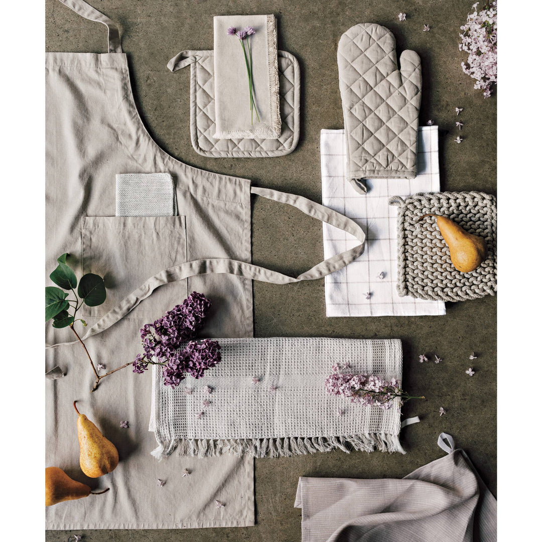 Dove Gray Stonewash Apron | Medley - Curated Joy | Natural Home