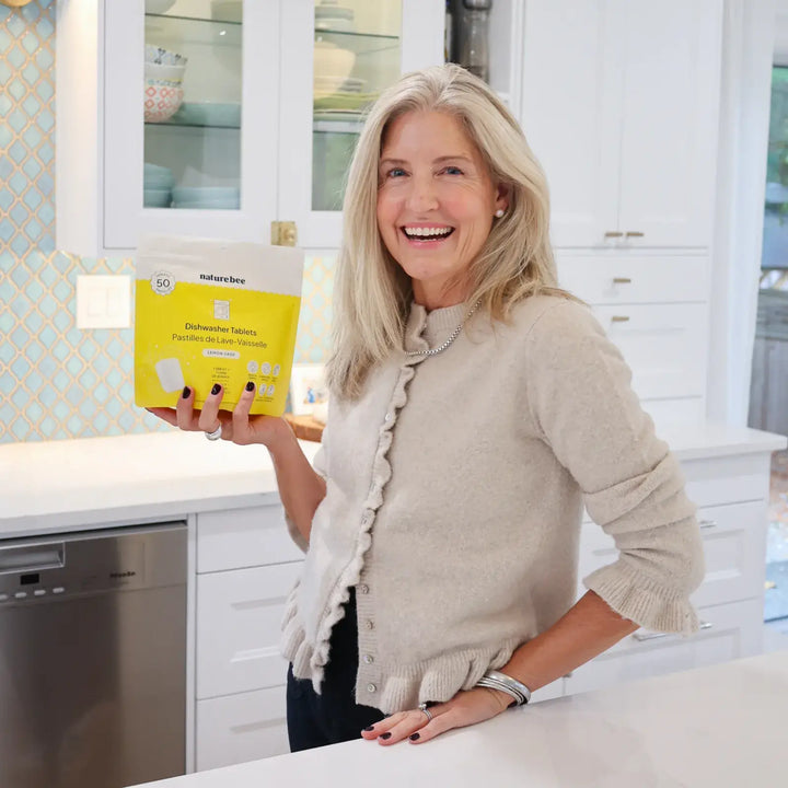 Lemon Dishwasher Tablets | Bag of 50 | NATURE BEE