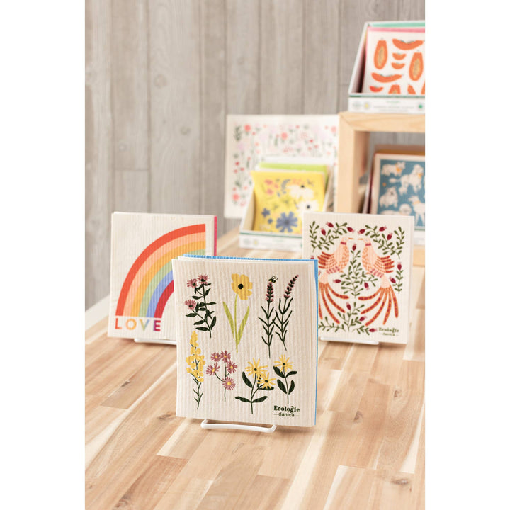 Bees & Blooms Swedish Dishcloth