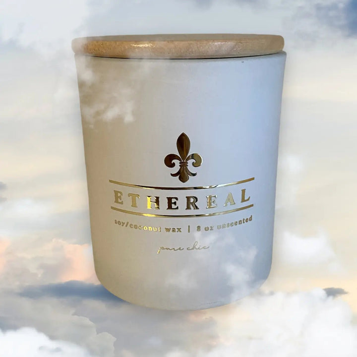 ETHEREAL - Pure Soy/Coconut Candle - unscented - Curated Joy | Natural Home