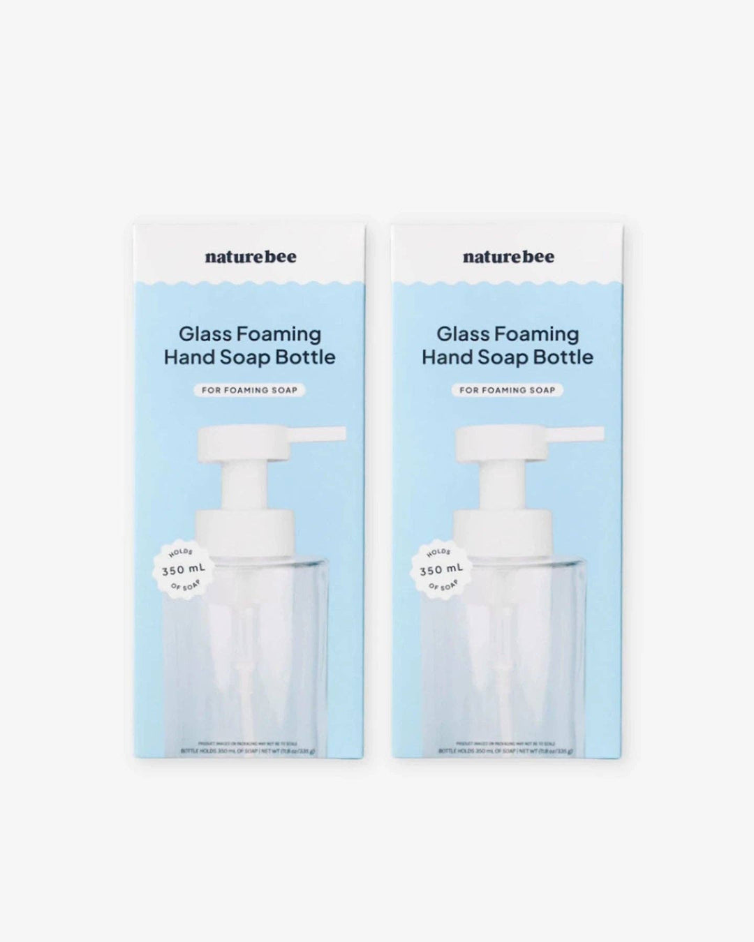 Glass Foaming Hand Soap Bottle | NATURE BEE