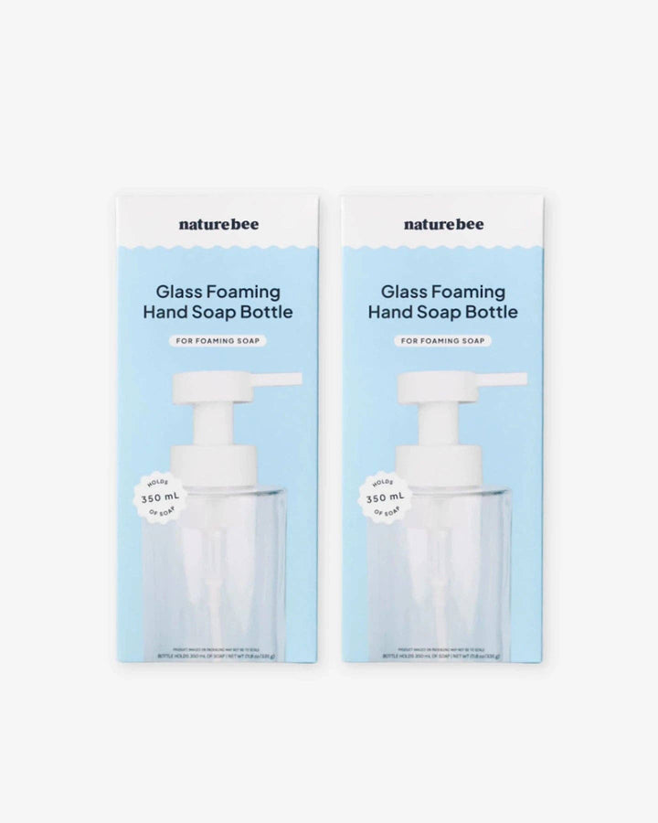 Glass Foaming Hand Soap Bottle | NATURE BEE
