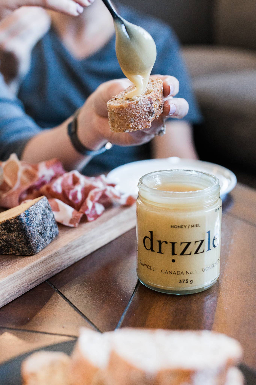 Drizzle Honey - Golden Raw Honey – 375 g (12 oz)