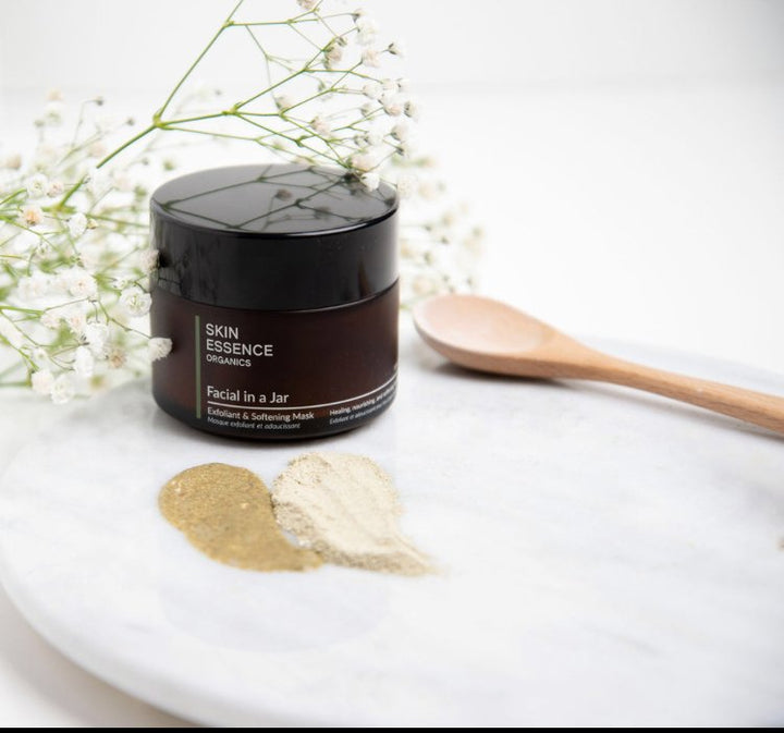 Facial in a Jar - Organic Exfoliant & Skin Softening Mineral Mask - Curated Joy | Natural Home