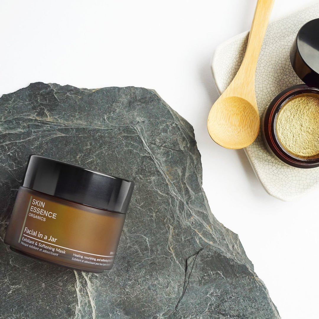 Facial in a Jar - Organic Exfoliant & Skin Softening Mineral Mask - Curated Joy | Natural Home