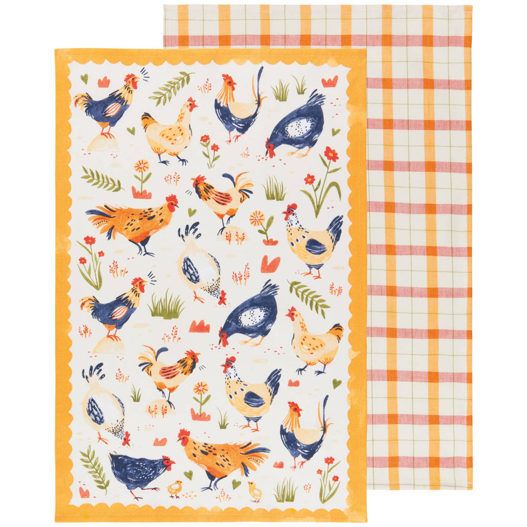 Free Range Dishtowels Set of 2 - Curated Joy | Natural Home