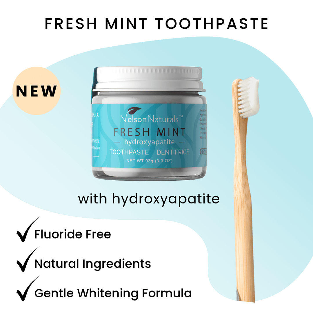 Fresh Mint with Hydroxyapatite Toothpaste - Fluoride Free - Curated Joy | Natural Home