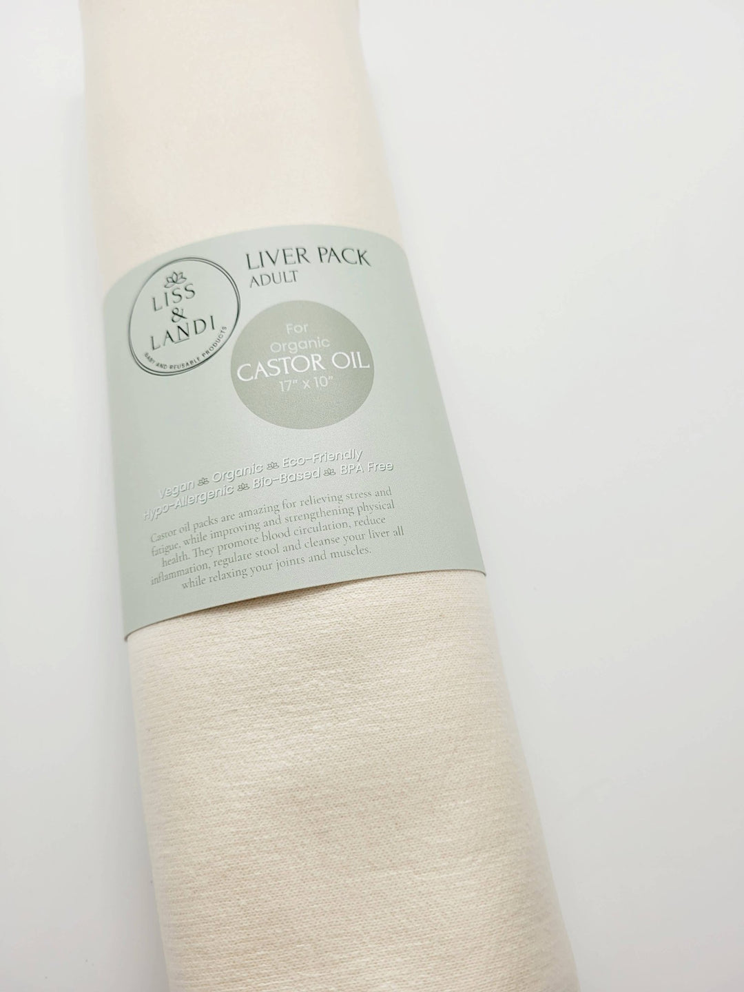 Full Wrap for Organic Castor Oil Packs | Adult - Curated Joy | Natural Home