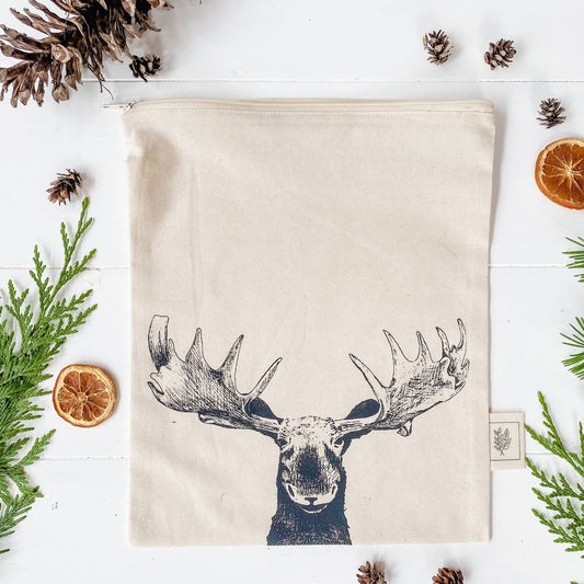 Gift Bag / Reusable bag / Moose bag - Curated Joy | Natural Home