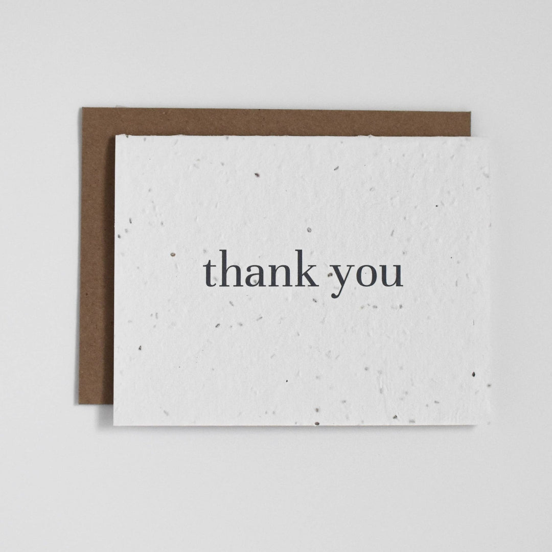 Greeting Card - Thank You - Classic - Curated Joy | Natural Home