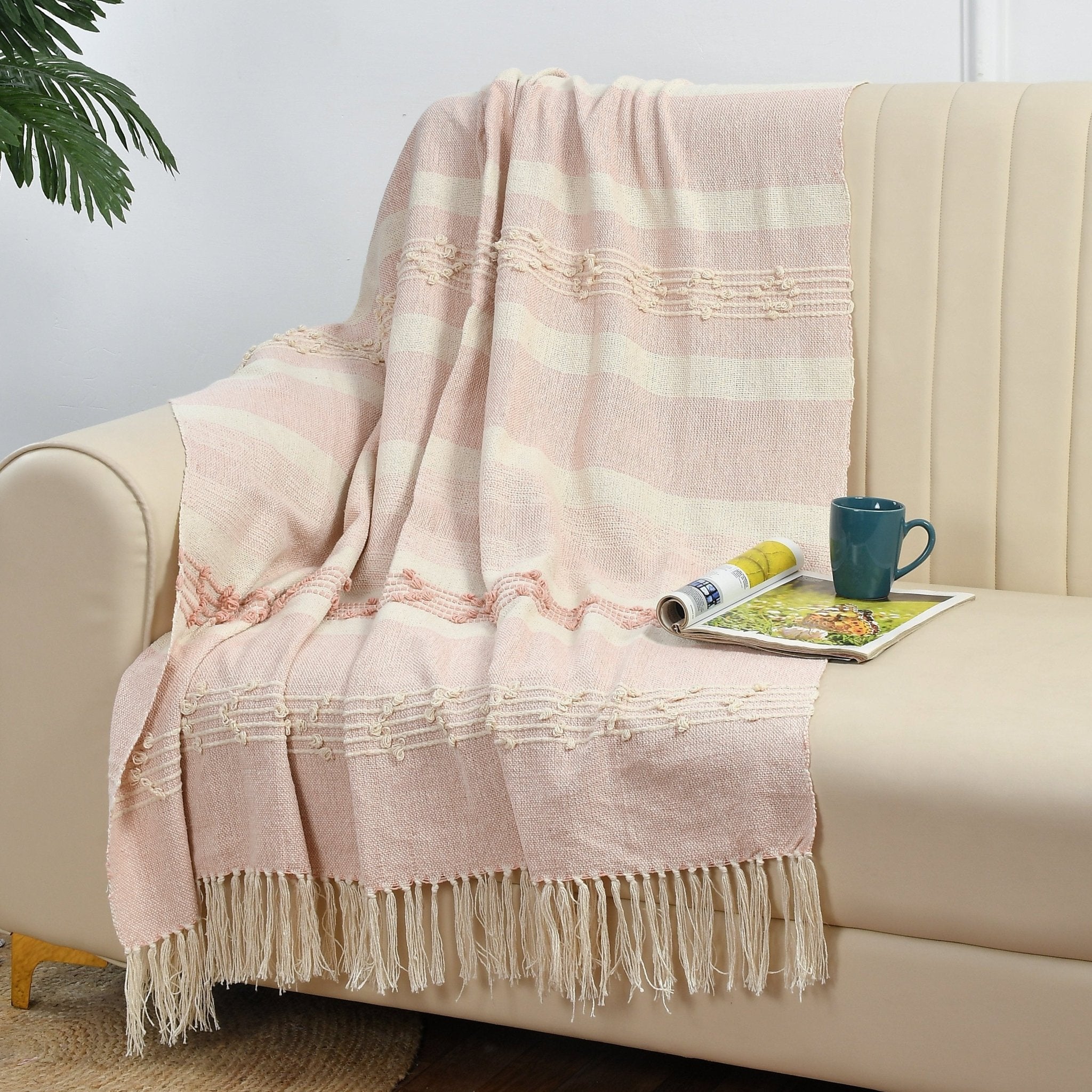 Handwoven Cotton hotsell Throw