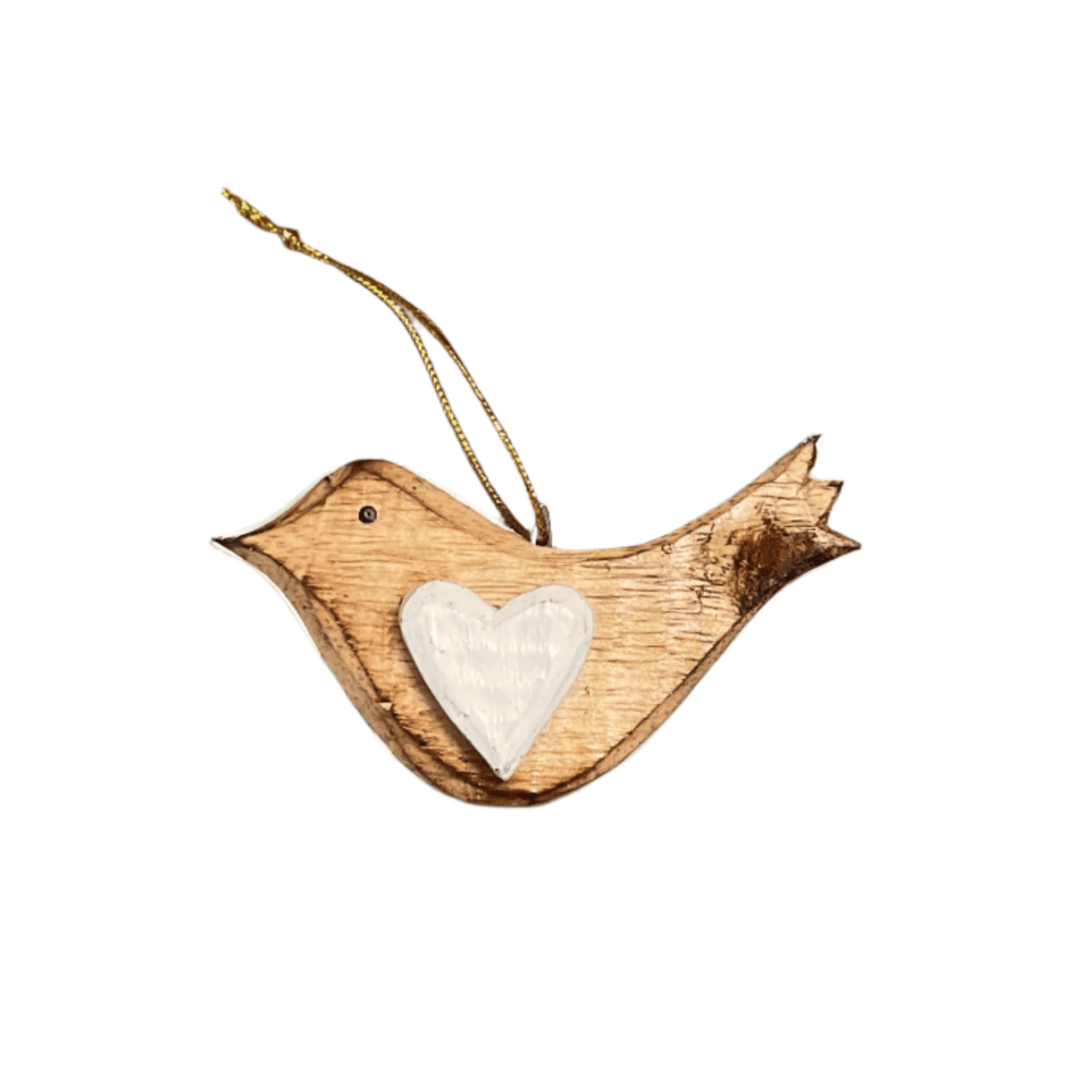 Hanging Bird Ornament | Small | Fair Trade - Curated Joy | Natural Home