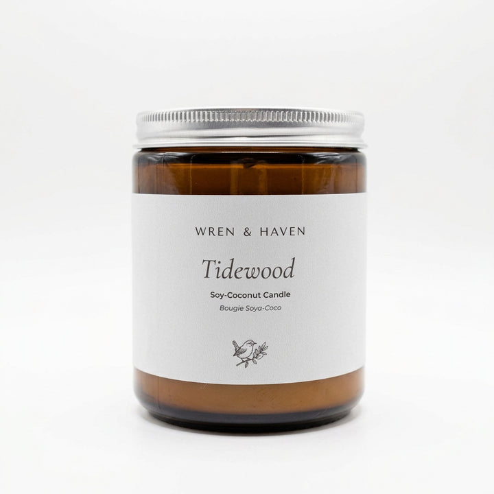 Wren &amp; Haven Candle | Tidewood 8 oz