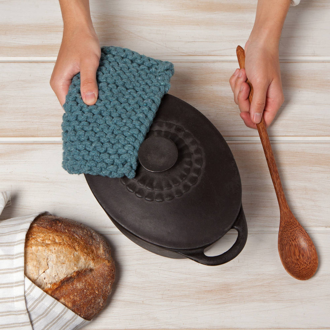 Lagoon Knit Potholder - Curated Joy | Natural Home