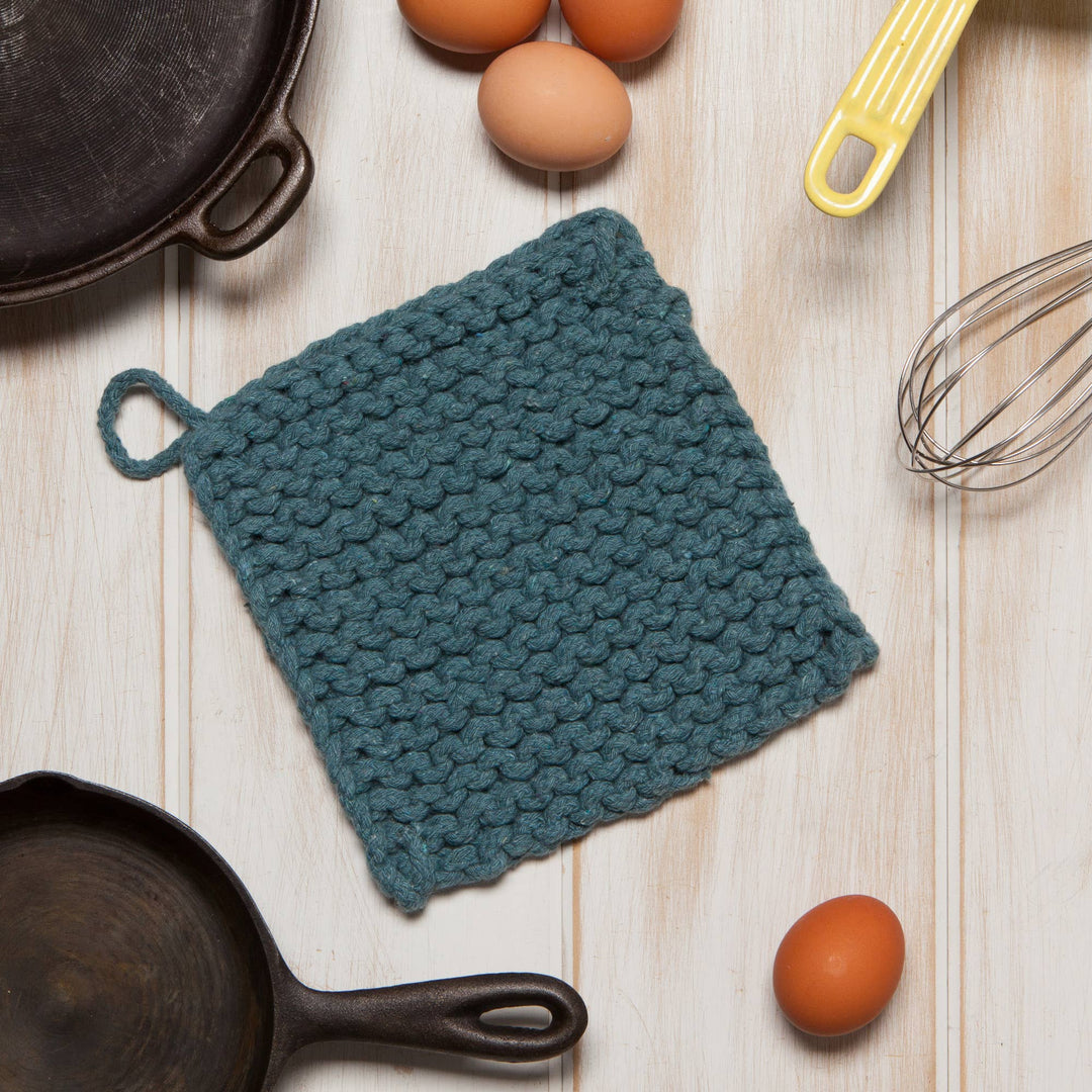 Lagoon Knit Potholder - Curated Joy | Natural Home