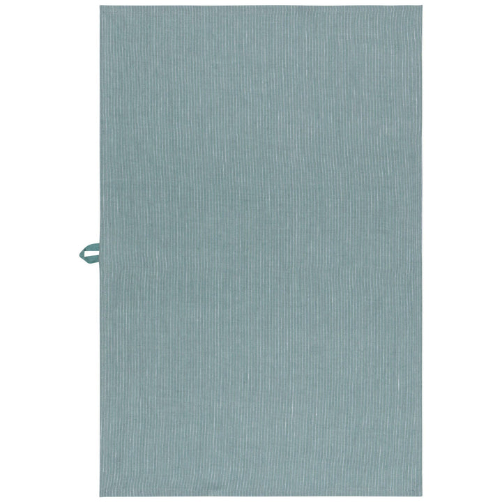 Lagoon Pinstripe 100% Linen Dishtowel - Curated Joy | Natural Home