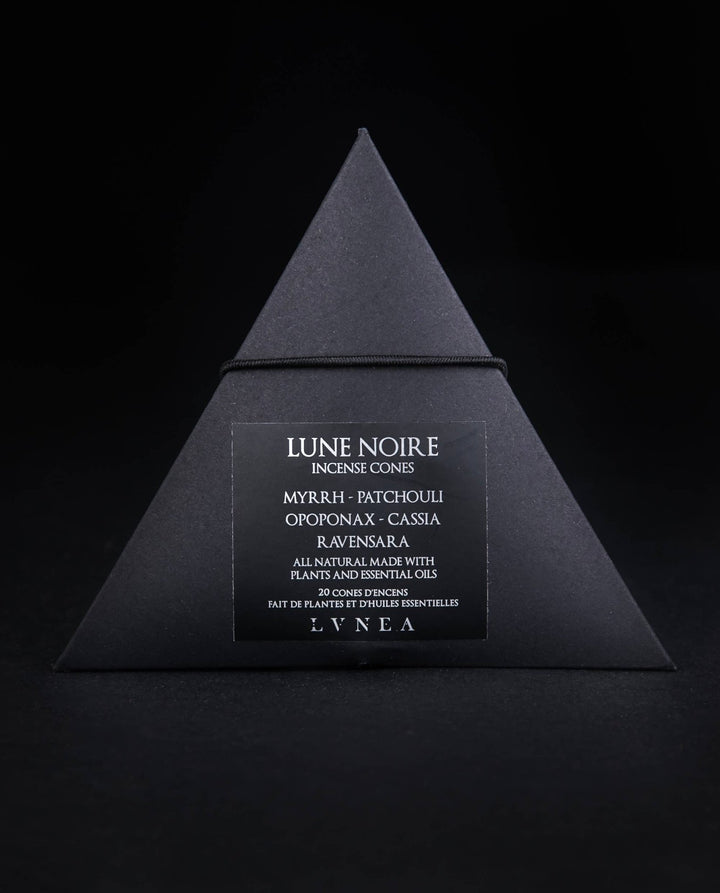 Lvnea Perfume| LUNE NOIRE | Naturally - scented Incense Cones - Curated Joy | Natural Home