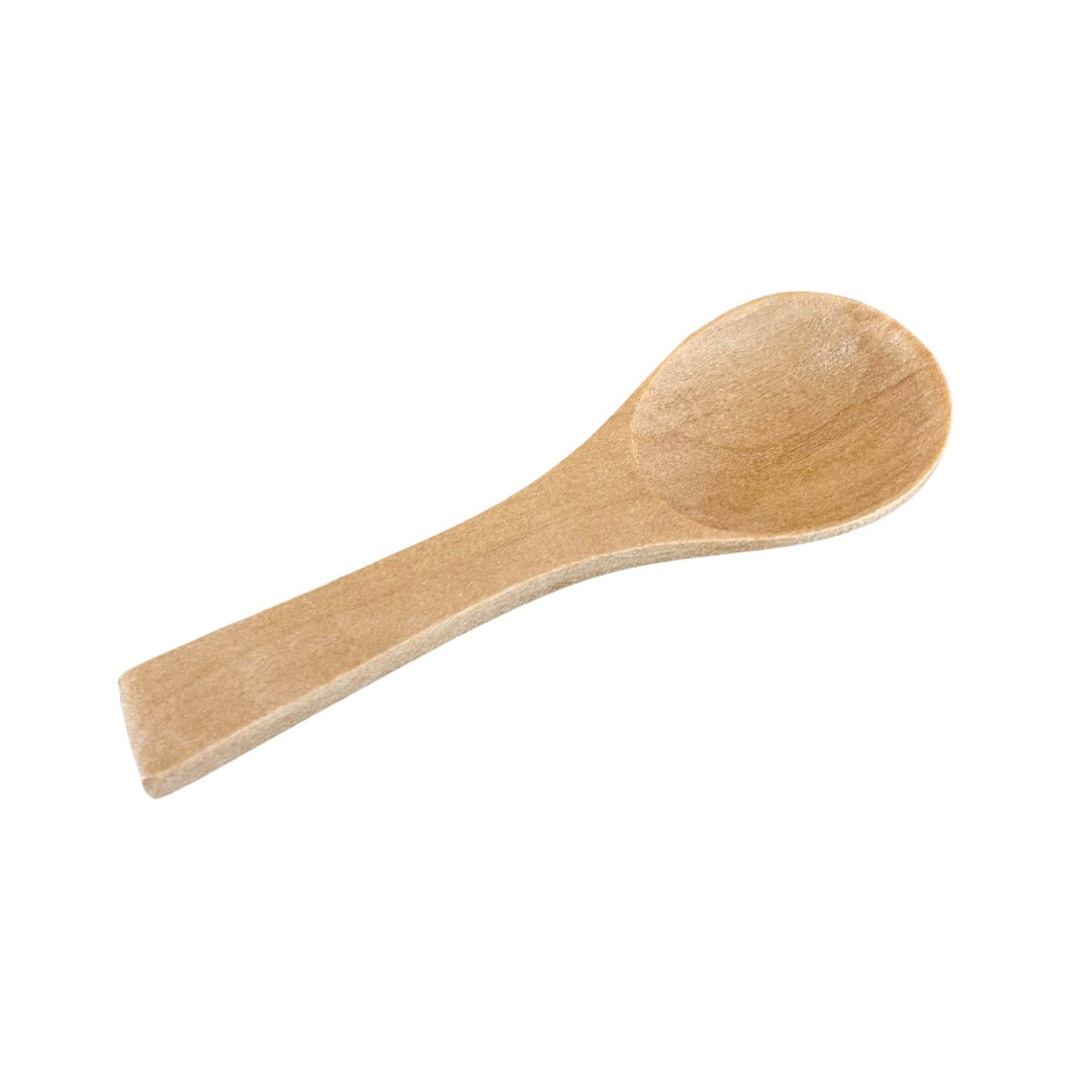 Mini Wood Spoons: Medium Brown Wood - Curated Joy | Natural Home