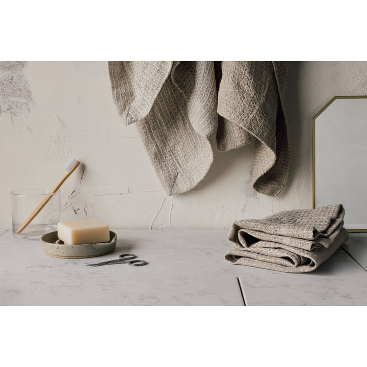 Natural 100% Linen Hand Towel - Curated Joy | Natural Home