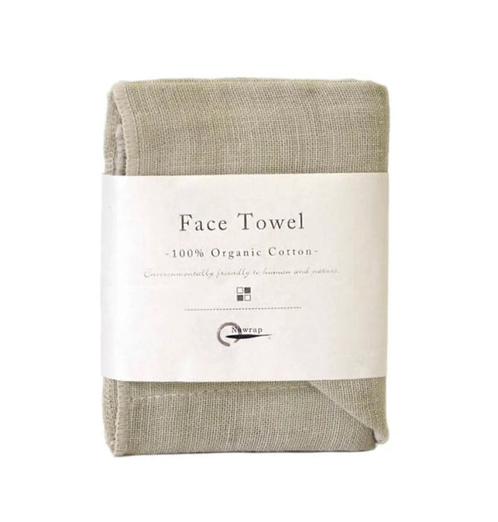 Nawrap Organic Cotton Face Towel | Made in Japan - Curated Joy | Natural Home