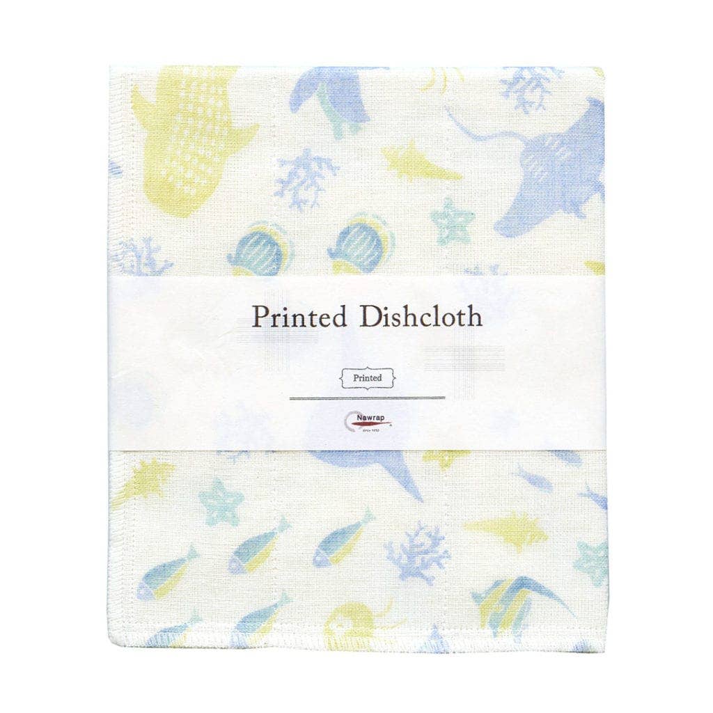 Nawrap Printed Dishcloth | Made in Japan - Curated Joy | Natural Home