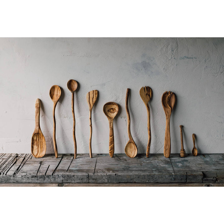 Olive Wood Small Spoon - Curated Joy | Natural Home