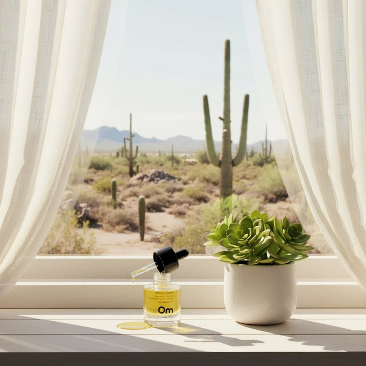 OM ORGANICS - Marula + Cactus Nourishing Face Oil - Curated Joy | Natural Home